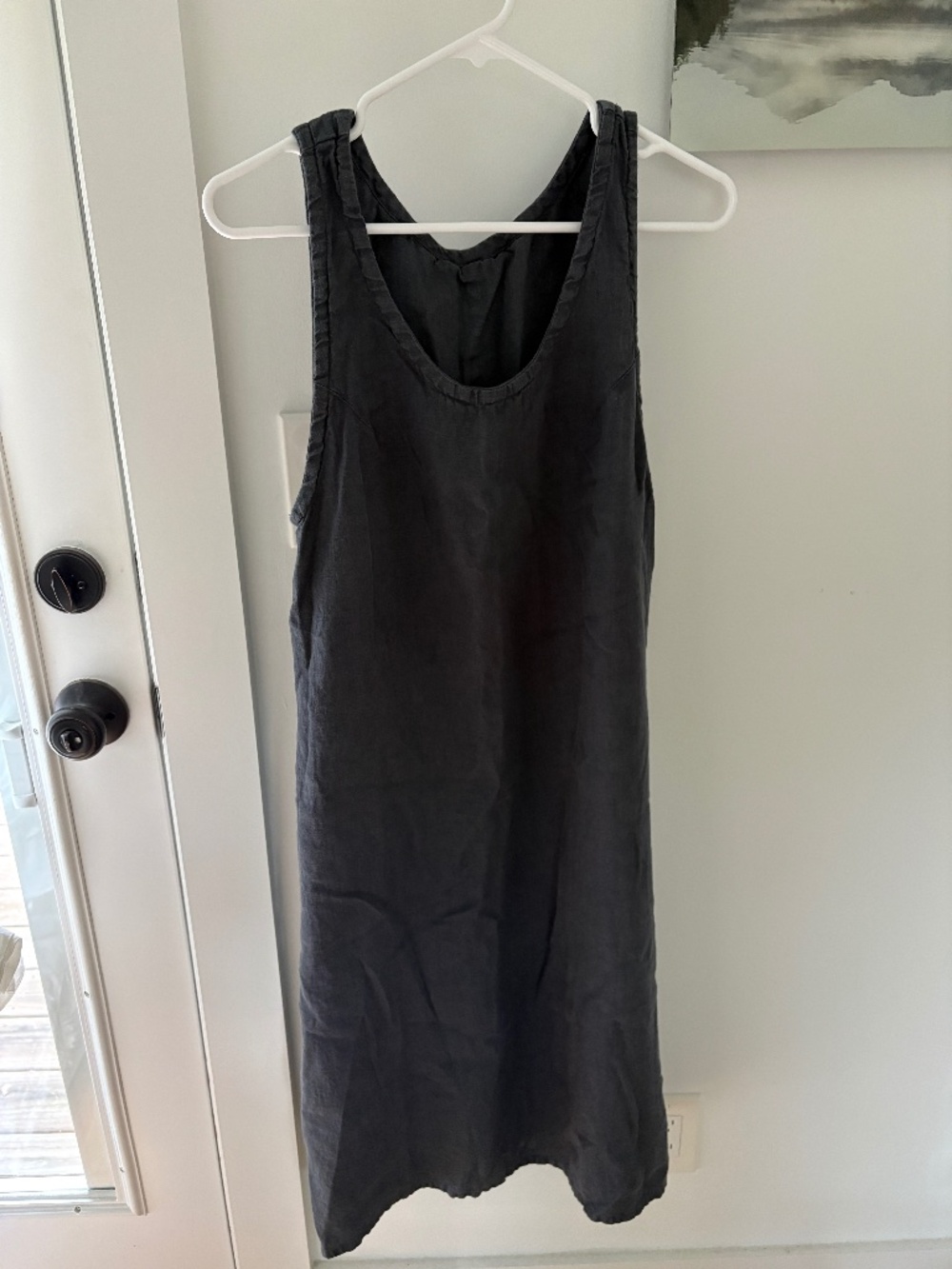 Knock knock linen sleeveless dress tunic